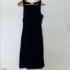 Universal Thread Black Sleeveless Sheath Midi Dress Work Casual Size Small